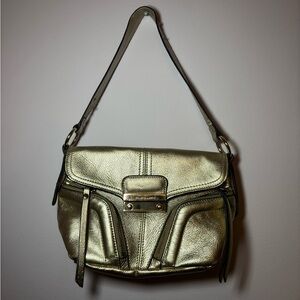 Gold Franco Sarto shoulder bag